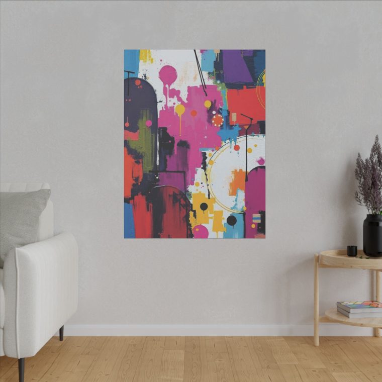 Vivid Fusion Wall Art A Dance of Colors and Textures - Image 15