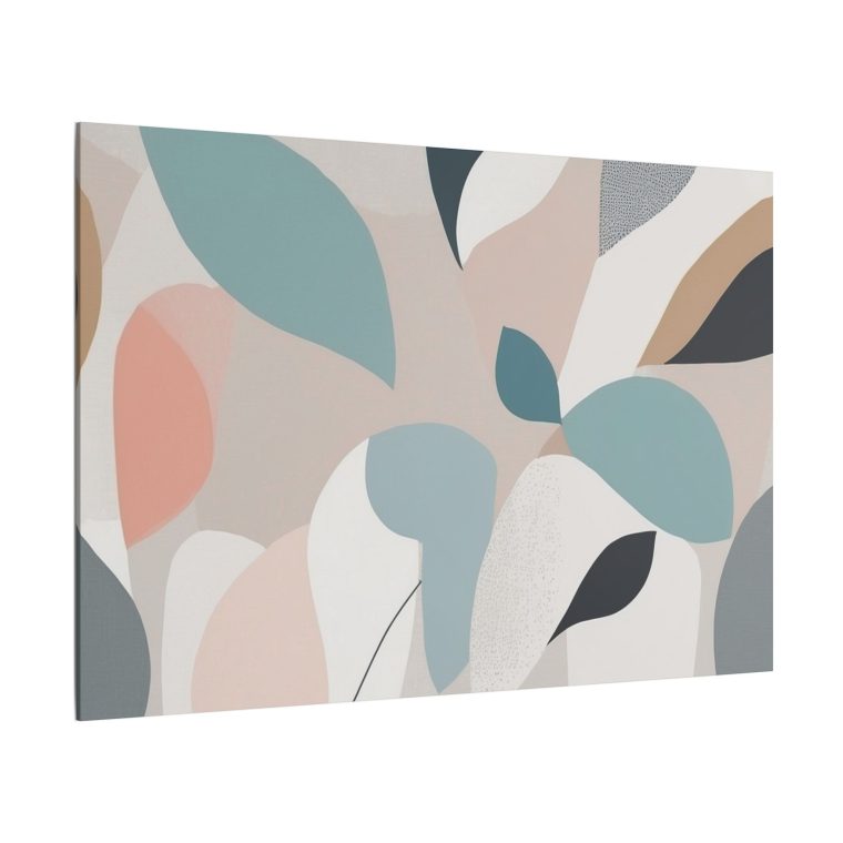 Botanical Bliss: Abstract Leaf Pattern Wall Art for Modern Interiors - Image 26