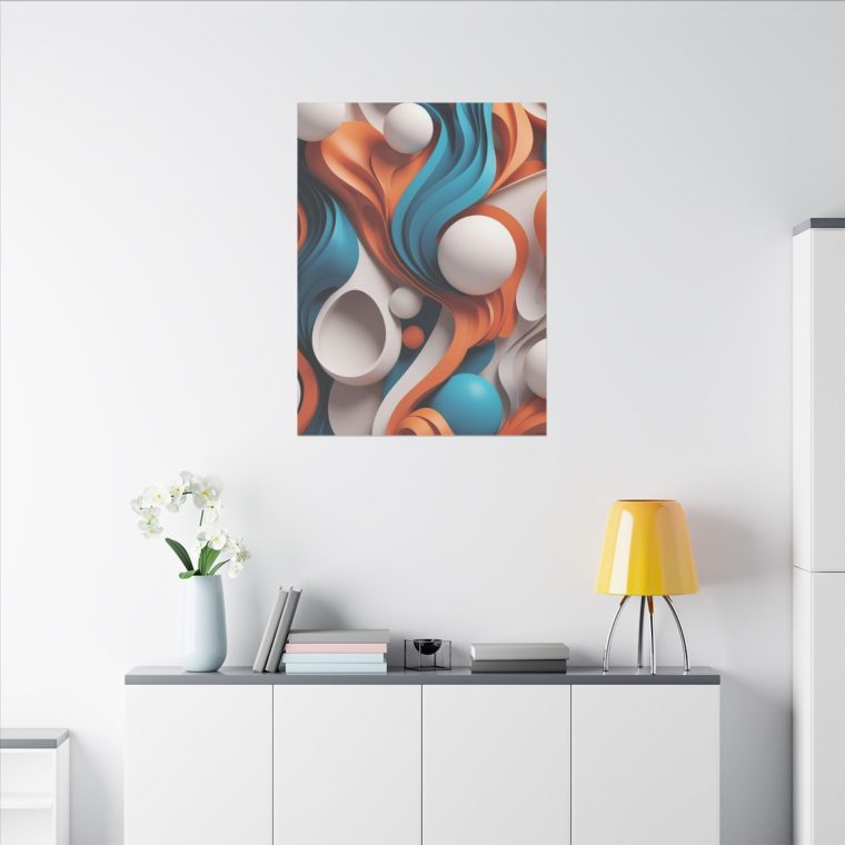 Flowing Dimensions Abstract 3D Wall Art - Image 16