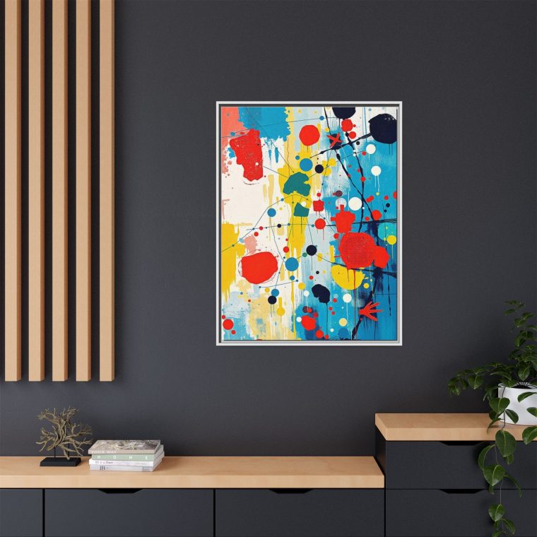 Abstract Kitchen Canvas Print Modern Dining Decor - Image 4