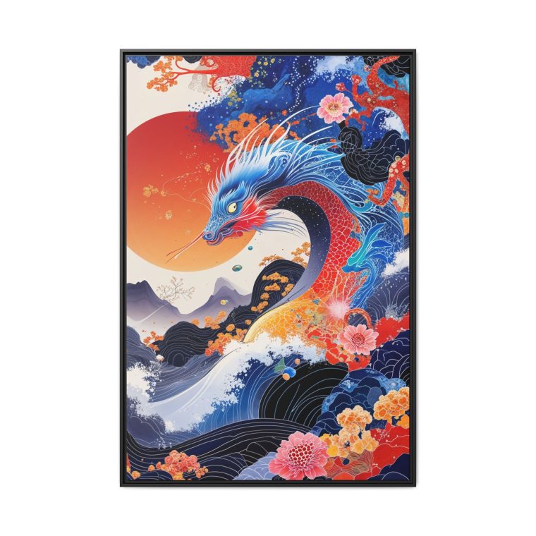 Exclusive Japanese Dragon Canvas Print