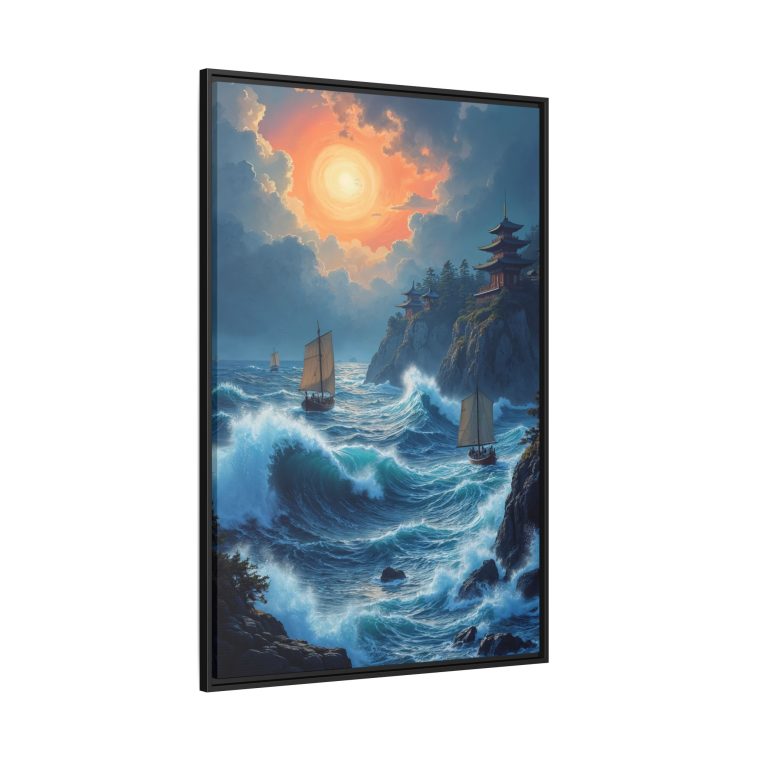 Japanese Great Wave Canvas Print Large Wall Art - Image 14