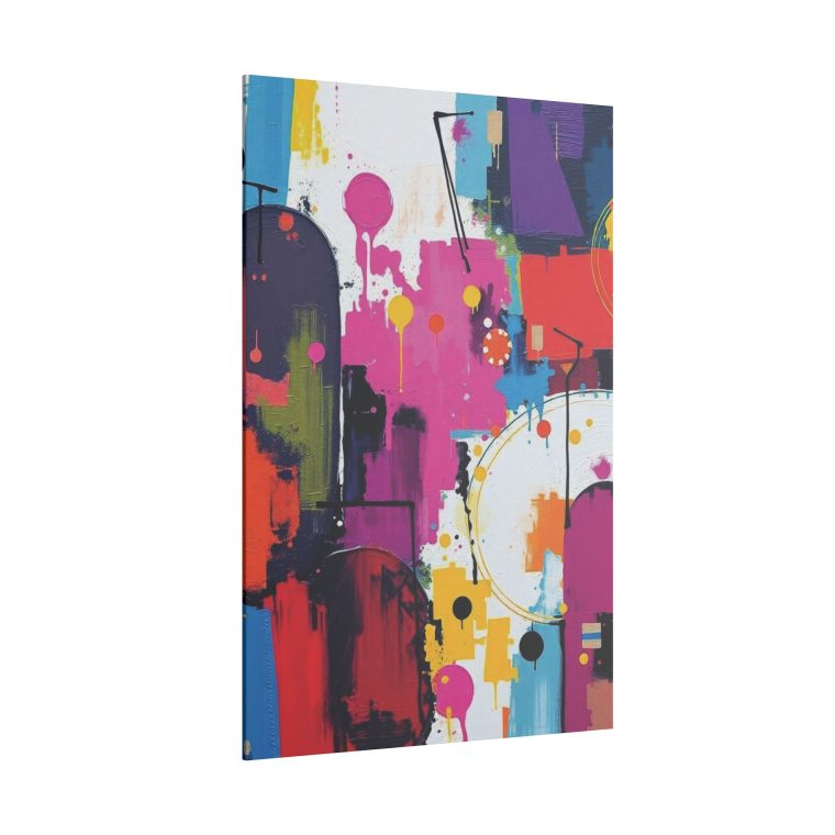 Vivid Fusion Wall Art A Dance of Colors and Textures - Image 10