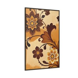 Brown Floral Wall Art to Brighten Your Space