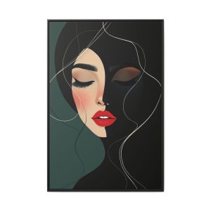 Geometric Abstract Face Wall Art Stylish Canvas for Any Room