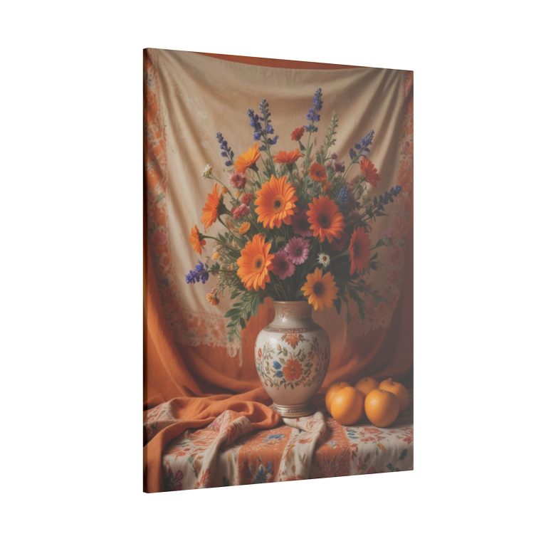 Modern Craft in a Vintage Frame Boho Floral Art - Image 22