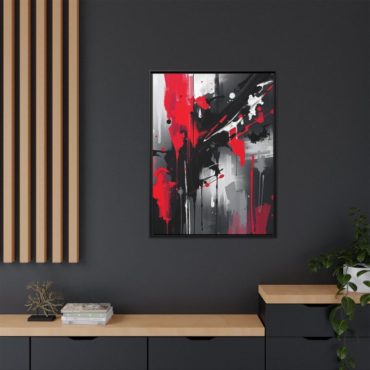 Push Artistic Boundaries with Black Abstract Paint - Image 12