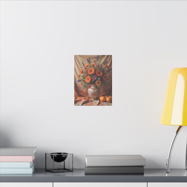 Modern Craft in a Vintage Frame Boho Floral Art - Image 4