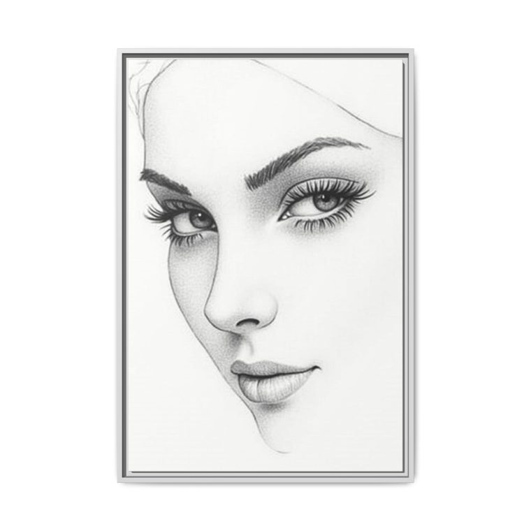 Abstract Line Art Face Wall Décor Perfect for Modern Interiors - Image 13