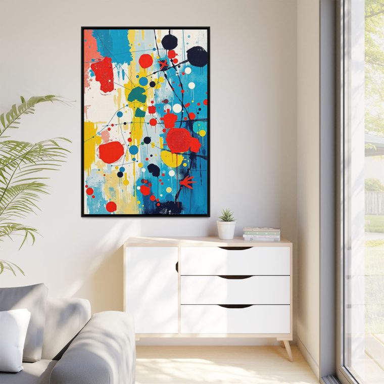 Abstract Kitchen Canvas Print Modern Dining Decor - Image 39