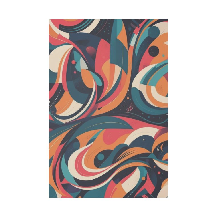 Dynamic Curves Modern Abstract Wall Art Pattern - Image 25