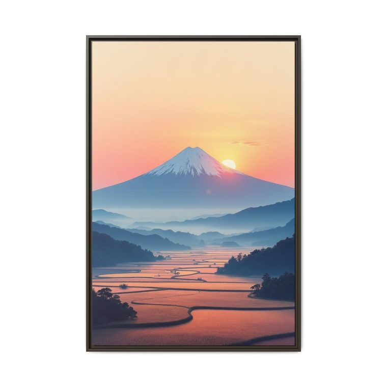 Modern Mount Fuji Canvas Print Japanese Wall Decor - Image 17