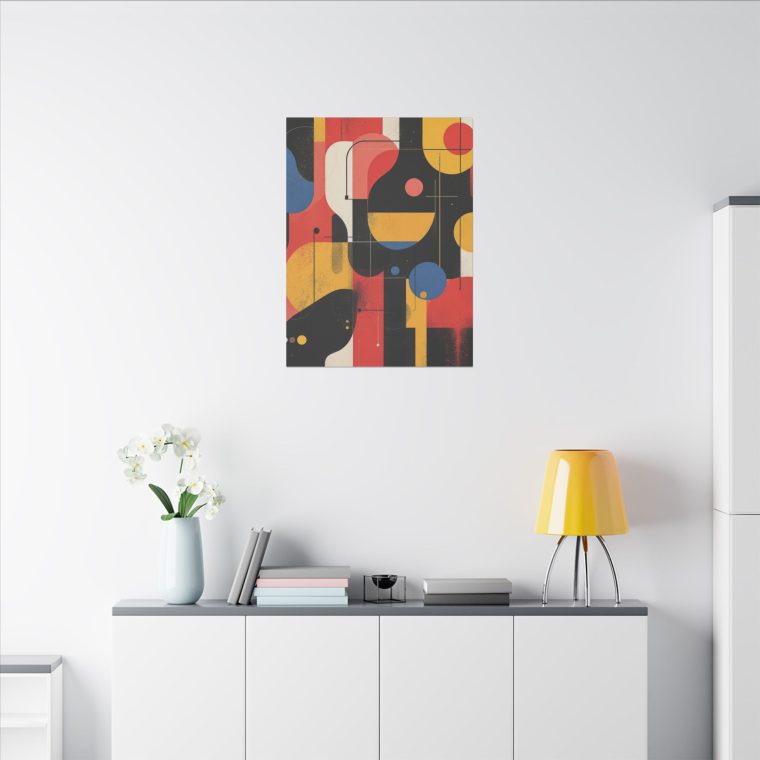 Dynamic Harmony Bold Shapes and Vibrant Colors - Image 8