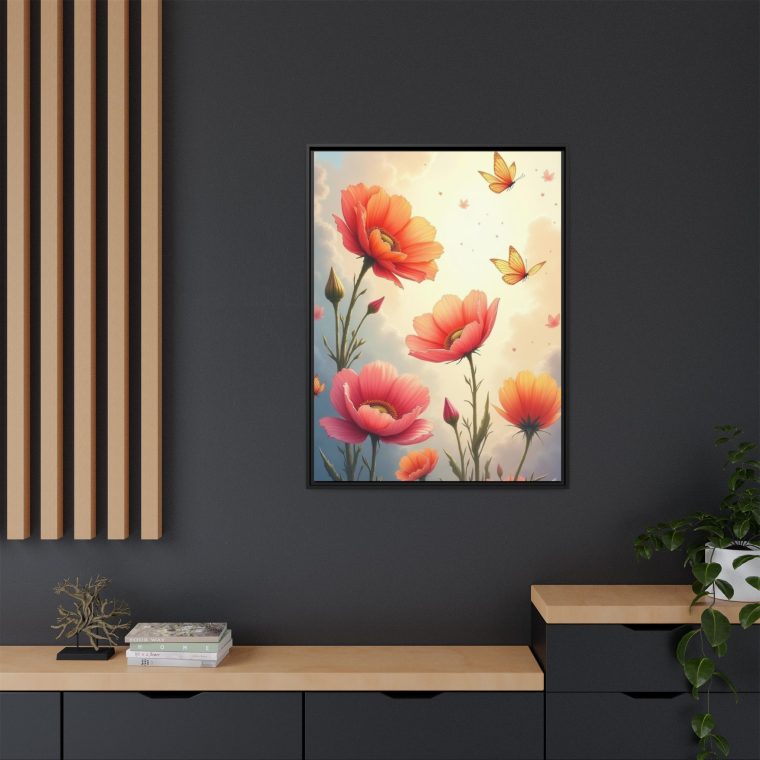 Petals in the Air Floating Floral Canvas - Image 16