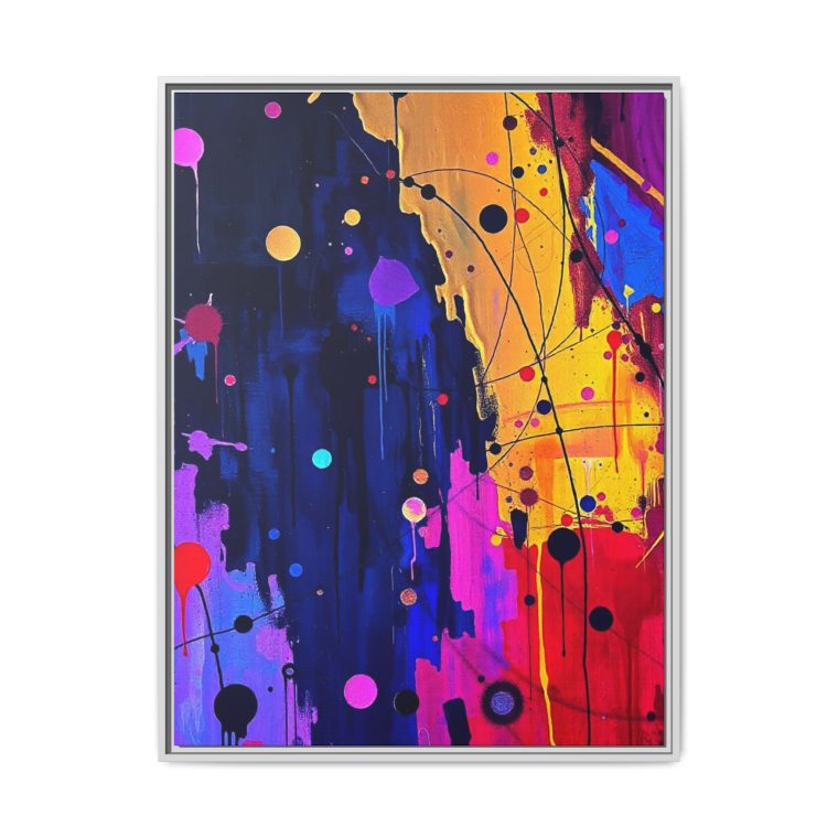 Abstract Hallway Wall Art Long Canvas Print - Image 9