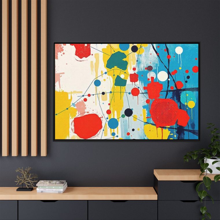 Abstract Kitchen Canvas Print Modern Dining Decor - Image 48