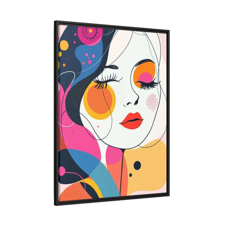 Large Abstract Face Art Wall Print Perfect for Bedrooms or Offices - Image 14