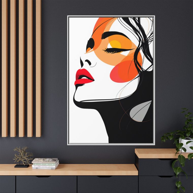 Abstract Face Canvas Wall Art – Perfect Gift for Art Lovers - Image 32