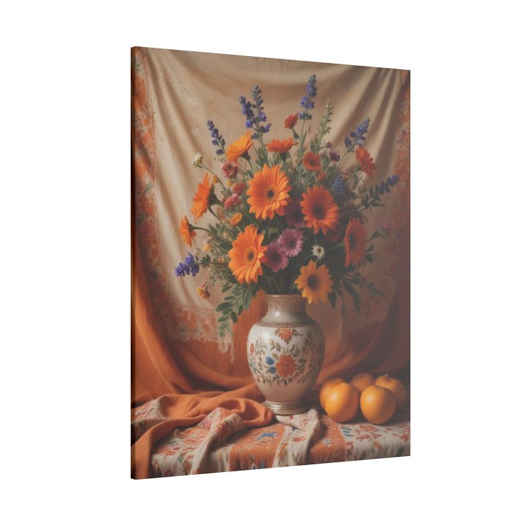 Modern Craft in a Vintage Frame Boho Floral Art - Image 34