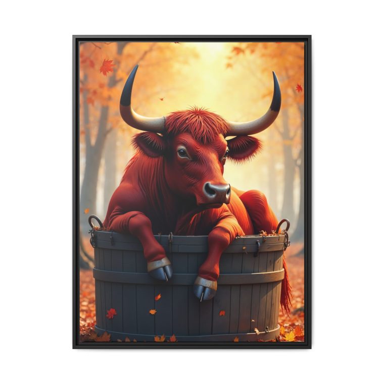 Farmhouse Fun Bull in a Tub Art - Image 7