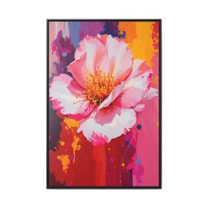 Rosa Koko Loko wall art featuring soft beige, blush, and cocoa tones inspired by the elegant Koko Loko rose.