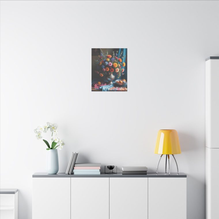 Flowers in Full Color: Boho Meets Vintage Blue Painting - Image 24