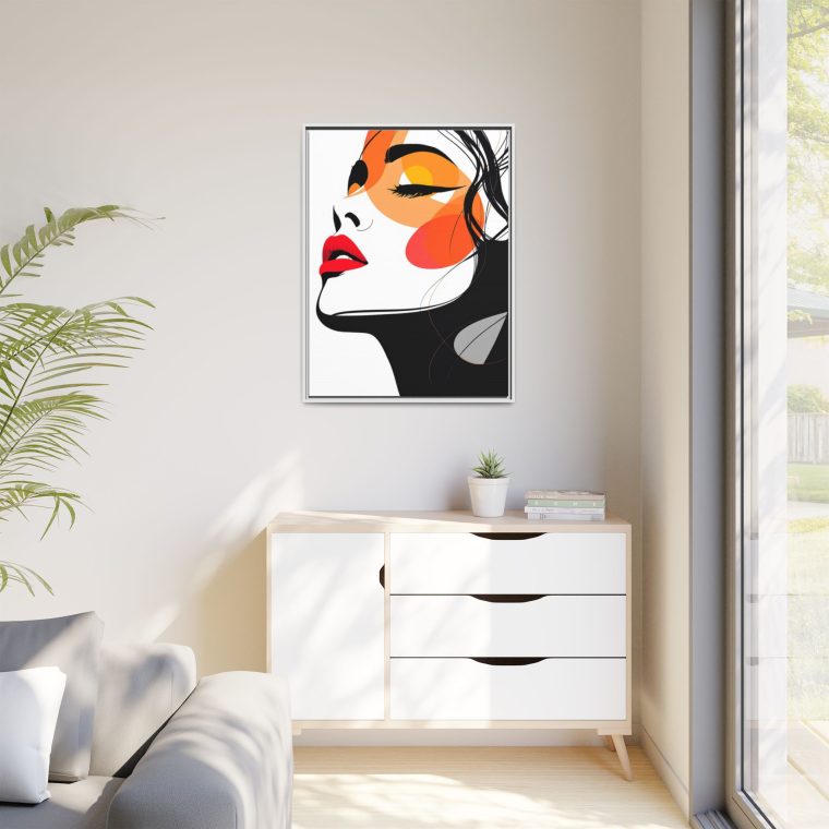 Abstract Face Canvas Wall Art – Perfect Gift for Art Lovers - Image 23