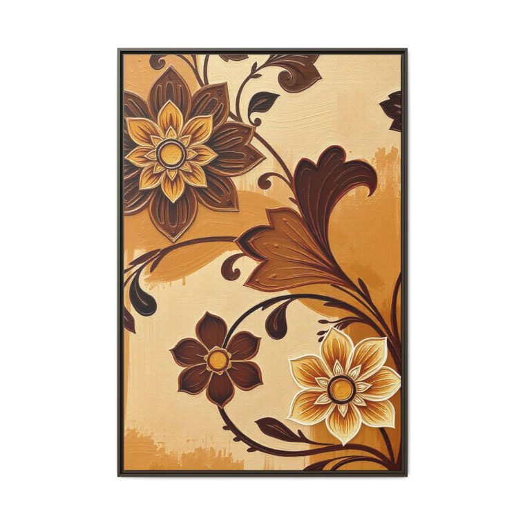 Brown Floral Wall Art to Brighten Your Space - Image 2