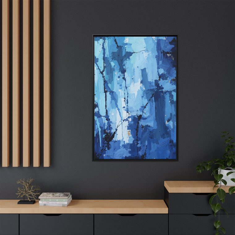 Tranquil Elegance: Blue Lace Stone-Inspired Wall Art for a Serene Home - Image 4
