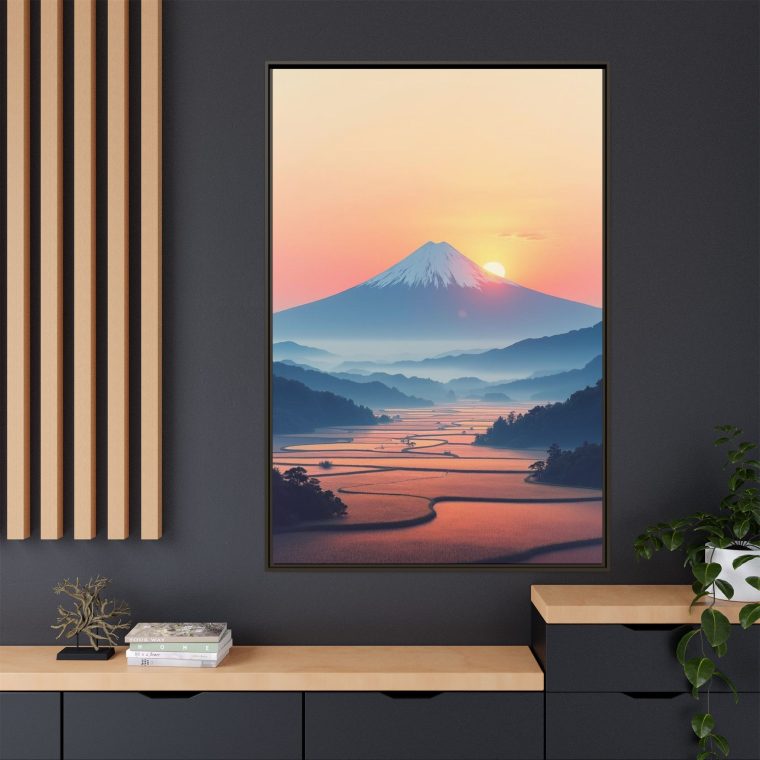 Modern Mount Fuji Canvas Print Japanese Wall Decor - Image 24