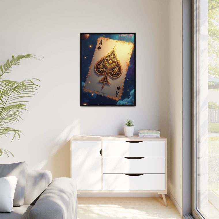 Golden Ace of Cosmic Dust Big Canvas Prints - Image 11