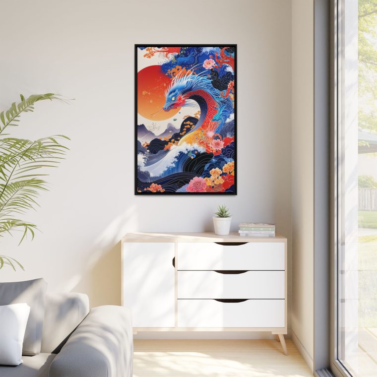 Exclusive Japanese Dragon Canvas Print - Image 11