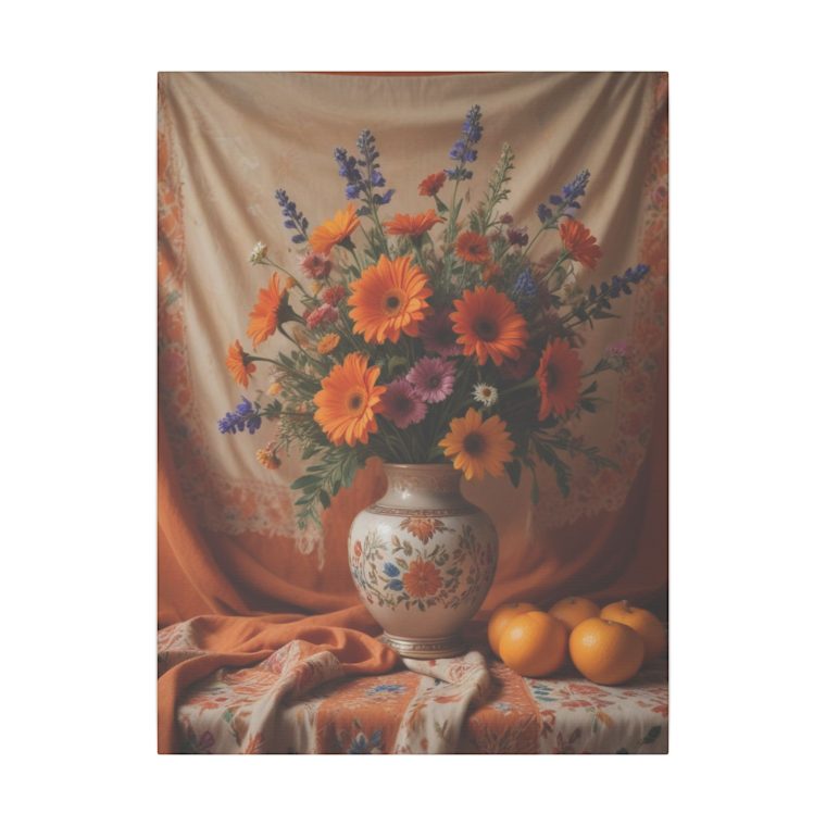 Modern Craft in a Vintage Frame Boho Floral Art - Image 17