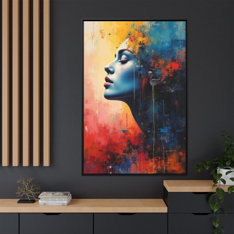 Abstract Face Canvas Prints Modern Art Design - Image 16