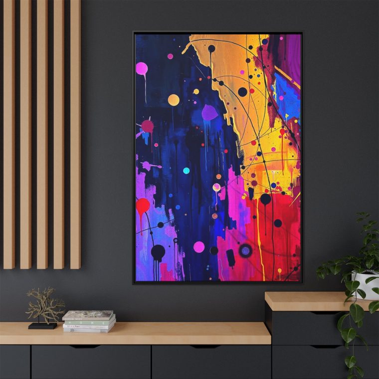 Abstract Hallway Wall Art Long Canvas Print - Image 32