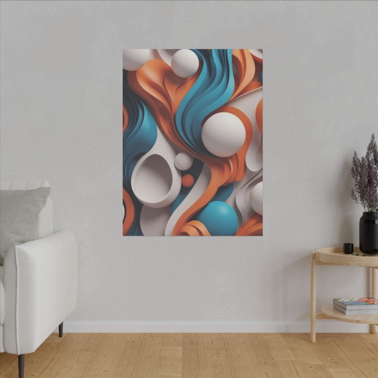 Flowing Dimensions Abstract 3D Wall Art - Image 15