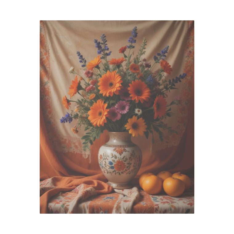Modern Craft in a Vintage Frame Boho Floral Art - Image 33