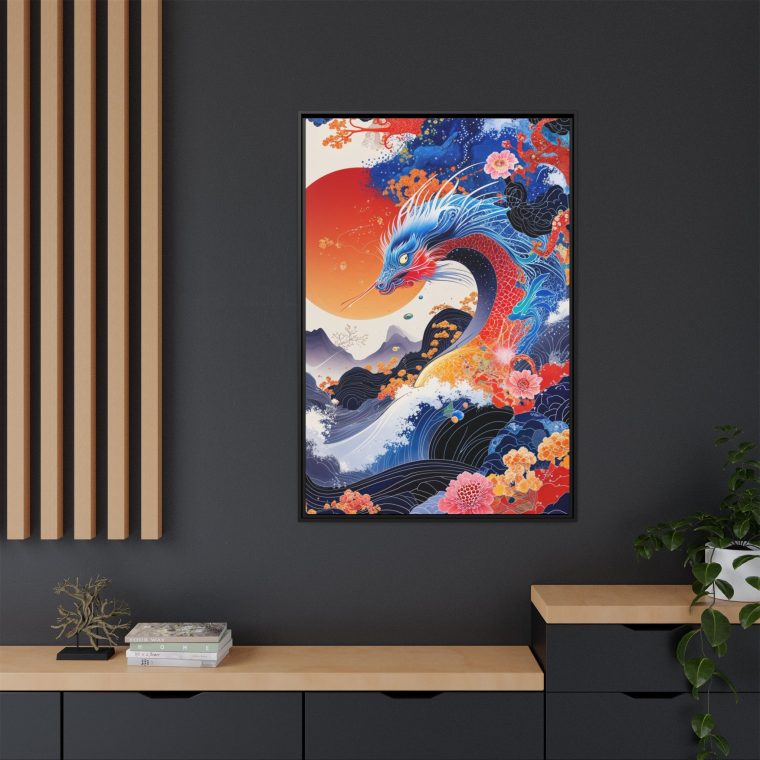 Exclusive Japanese Dragon Canvas Print - Image 12