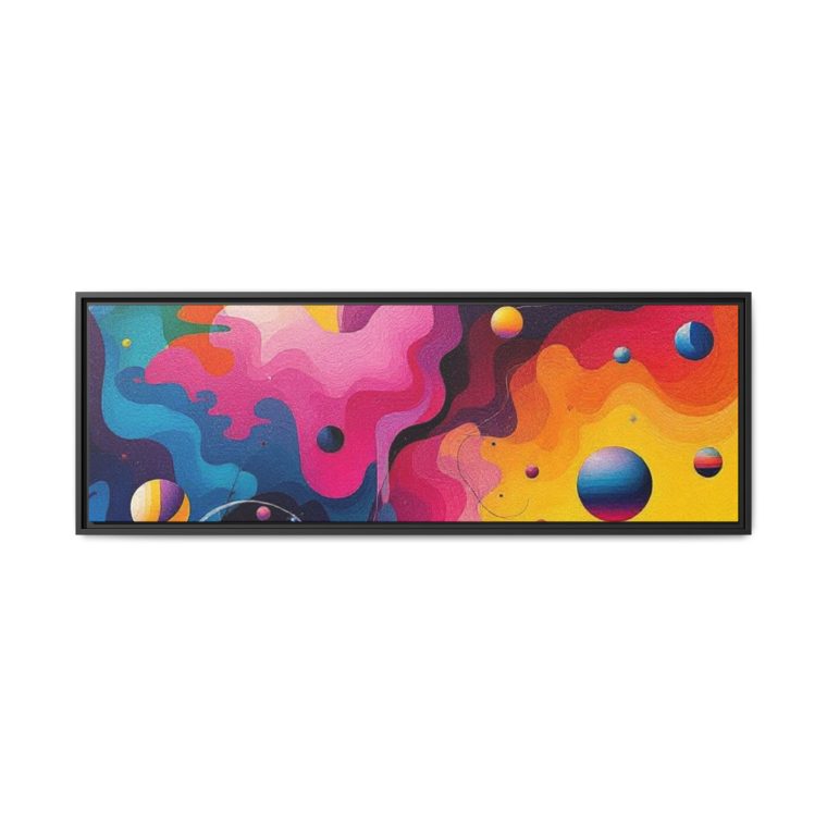 Modern Abstract Paint Swirls Large Canvas Wall Art - Image 21