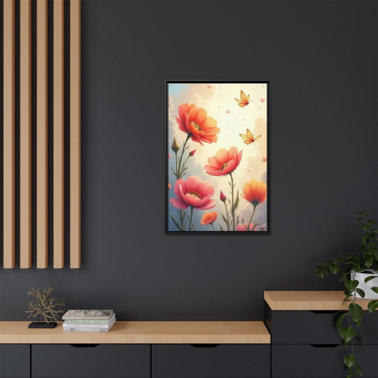 Petals in the Air Floating Floral Canvas - Image 8