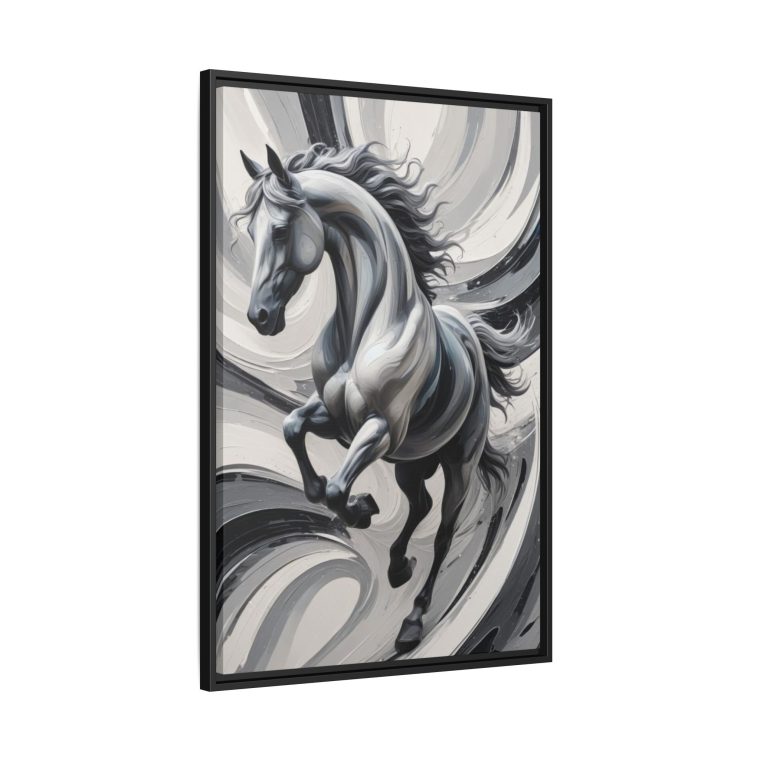 Line Abstract Art​ Horse Large Canvas Prints - Image 2