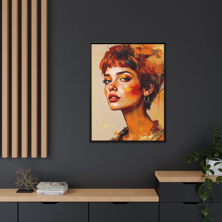 Neutral Boho Face Art Print - Modern Bohemian Wall Decor - Image 16