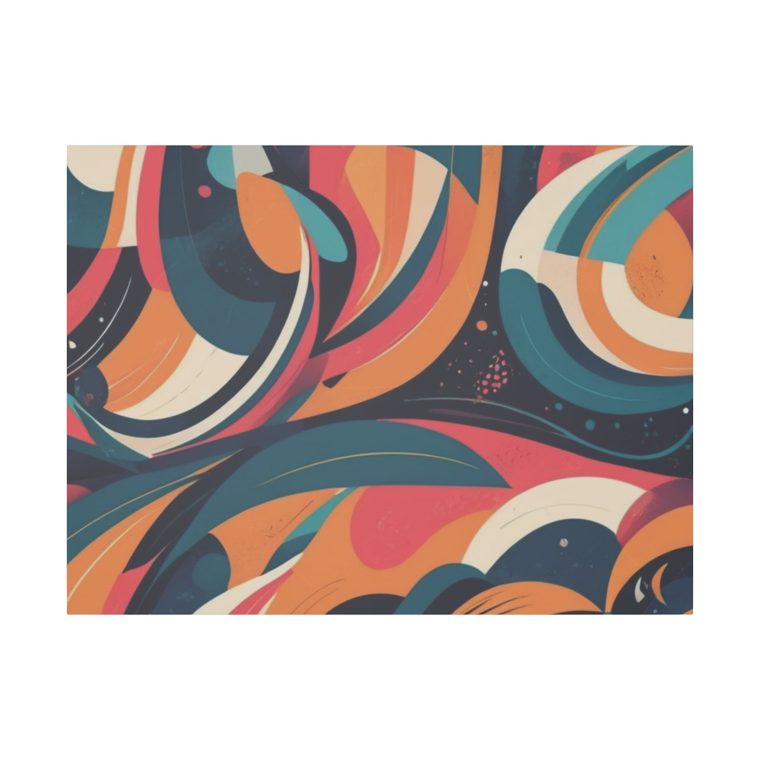 Dynamic Curves Modern Abstract Wall Art Pattern - Image 29