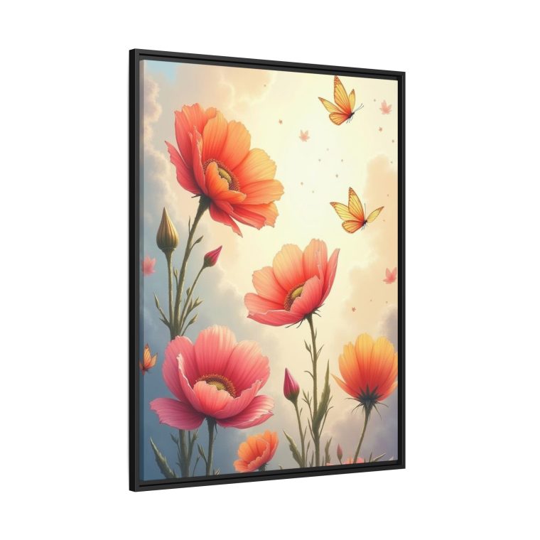 Petals in the Air Floating Floral Canvas - Image 14