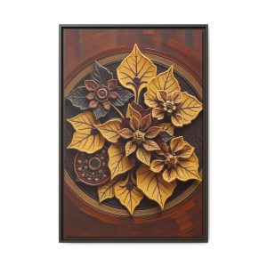 Beautiful Large Brown Flower Wall Art Decor