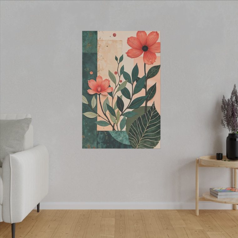 Flower Collage With Paper Cut Outs - Image 19