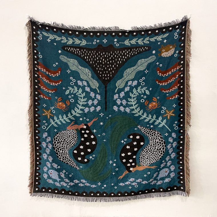 Boho Sofa Blanket Tapestry, Bohemian Blanket - Image 10