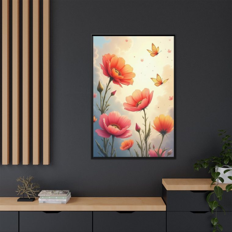 Petals in the Air Floating Floral Canvas - Image 12