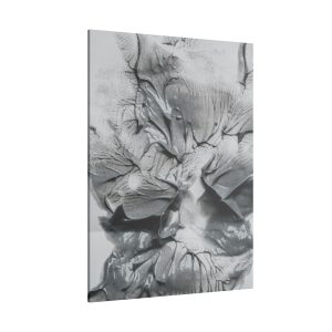 Elevated Elegance Top-View Grey Paint Wall Art