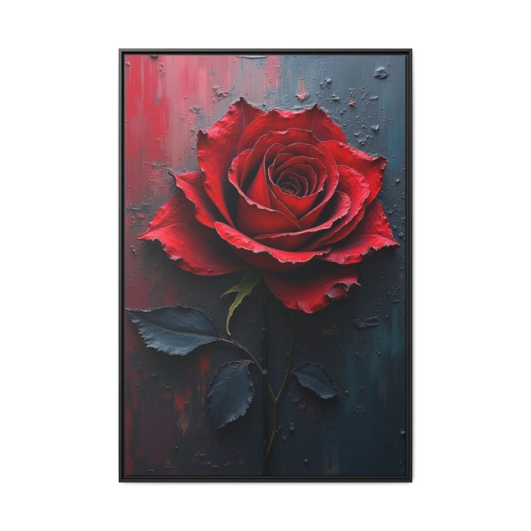 The Allure of Black Baccara Rose Wall Art - Image 13